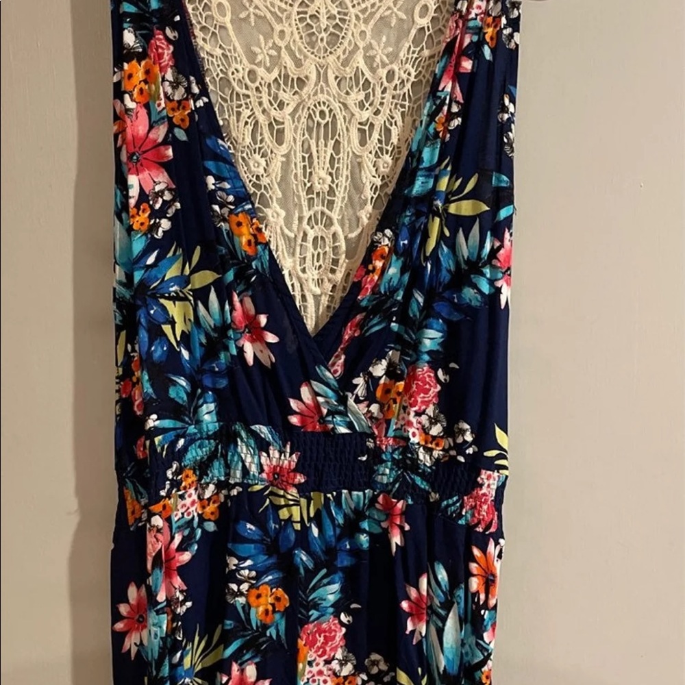 Womans floral romper
